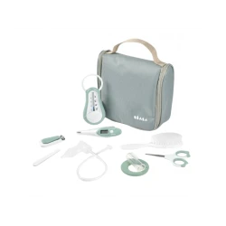 Set of toiletries in a hanging case Sage Green