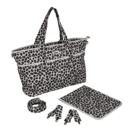 Prebaľovacia taška XXL Leopard Clay