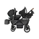 Kočík pre dve deti Helios Mineral Graphite – BebeConfort 1815153210BC