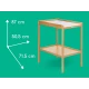 Prebaľovací pult Daisy Natural Wood – BebeConfort 2699014210BC