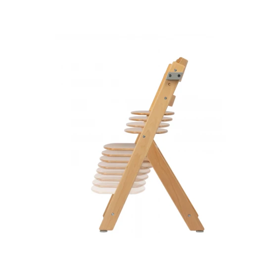 Timba rastúca stolička s podložkou Natural Wood