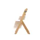 Timba rastúca stolička s podložkou Natural Wood
