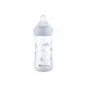 Dojčenská fľaša Emotion Physio 270ml 0-12m + White