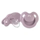 Cumlík silikónový Physio Air Eco 2ks 0m+ Pink/Lavander – BebeConfort 3104201230BC