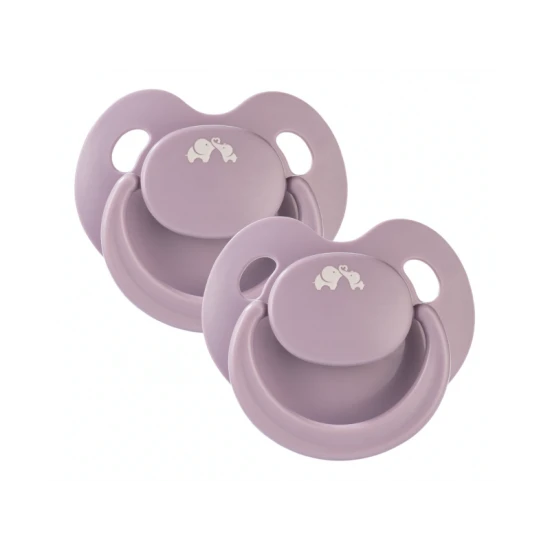 Cumlík silikónový Physio Air Eco 2ks 6m+ Pink/Lavander – BebeConfort 3104202220BC