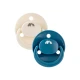 Cumlík silikónový symetrický Eco 2ks 0m+ Sand/Blue – BebeConfort 3104202240BC