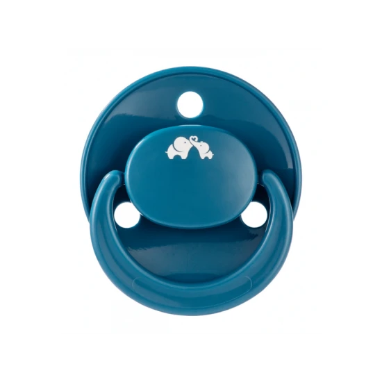 Cumlík silikónový symetrický Eco 2ks 0m+ Sand/Blue – BebeConfort 3104202240BC