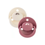 Cumlík silikónový symetrický Eco 2ks 0m+ Sand/Terra