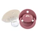 Cumlík silikónový symetrický Eco 2ks 0m+ Sand/Terra – BebeConfort 3104202270BC