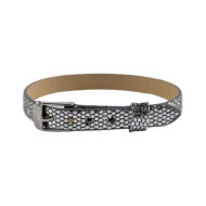 Strieborný náramok na prívesky DISCO