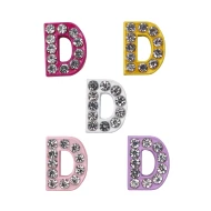 Písmeno D Prívesok na náramok 1ks