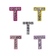 Písmeno T Prívesok na náramok 1ks