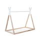 Childhome Natural White 70×140 cm – detská posteľ Tipi z bukového dreva