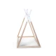 Childhome Natural White 70×140 cm – detská posteľ Tipi z bukového dreva