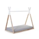 Childhome Natural White 70×140 cm – detská posteľ Tipi z bukového dreva