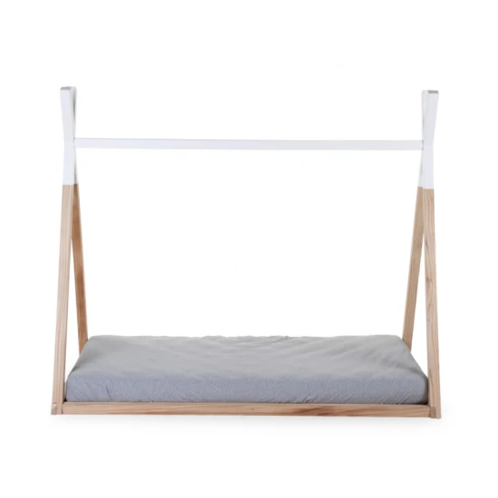 Childhome Natural White 70×140 cm – detská posteľ Tipi z bukového dreva