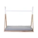 Childhome Natural White 70×140 cm – detská posteľ Tipi z bukového dreva