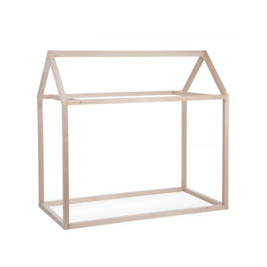 Childhome Natural 70×140 cm – rám detskej postele Domček z buku