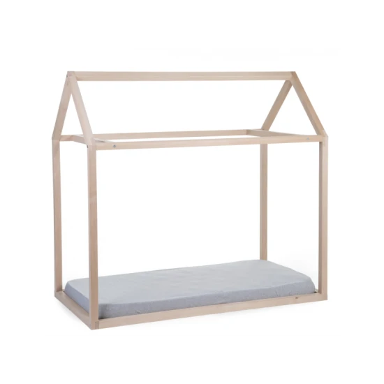 Childhome Natural 70×140 cm – rám detskej postele Domček z buku