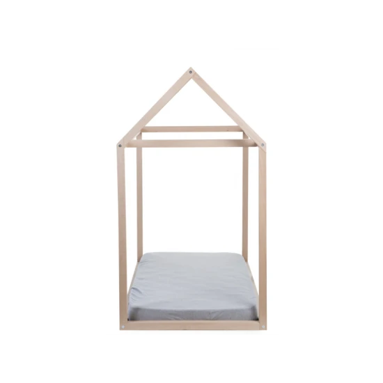 Childhome Natural 70×140 cm – rám detskej postele Domček z buku