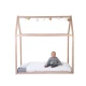 Childhome Natural 70×140 cm – rám detskej postele Domček z buku