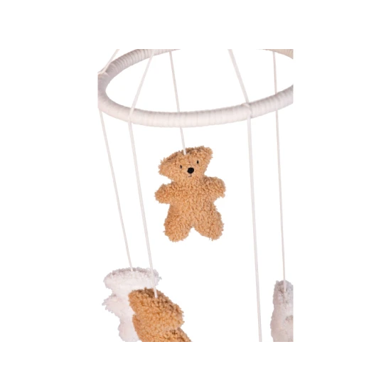Childhome Teddy – závesný kolotoč Teddy so 6 medvedíkmi