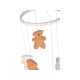 Childhome Teddy – závesný kolotoč Teddy so 6 medvedíkmi
