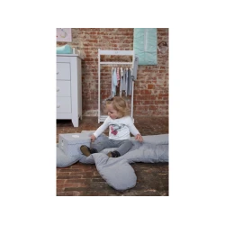 Hracia deka Medveď Teddy Jersey Grey 150 cm