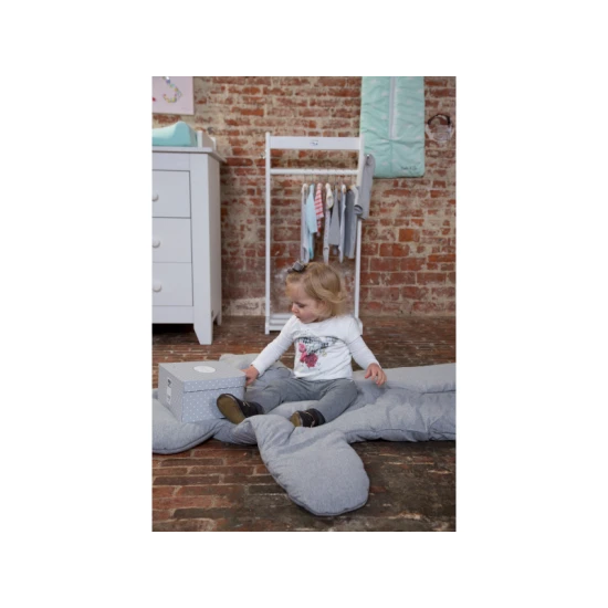 Childhome Medveď Teddy Jersey Grey 150 cm – mäkká hracia deka do detskej izby