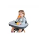 Childhome Anthracite – ABS pult so silikónovým prestieraním k stoličke Evolu