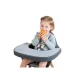 Childhome Anthracite – ABS pult so silikónovým prestieraním k stoličke Evolu
