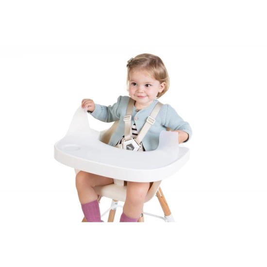 Childhome White – ABS pult so silikónovým prestieraním k stoličke Evolu