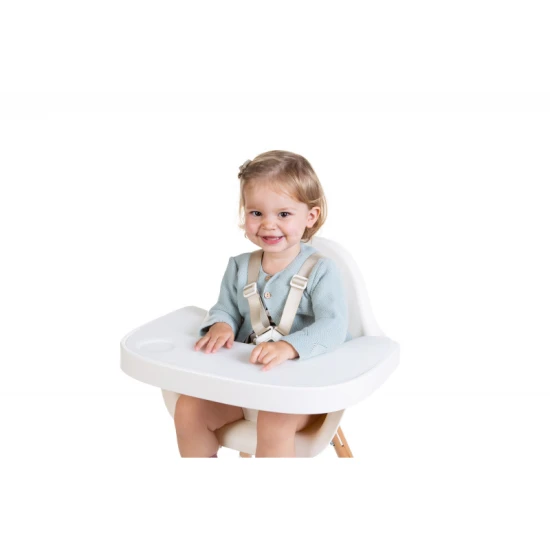 Childhome White – ABS pult so silikónovým prestieraním k stoličke Evolu