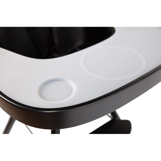 Childhome Black – ABS pult so silikónovým prestieraním k stoličke Evolu