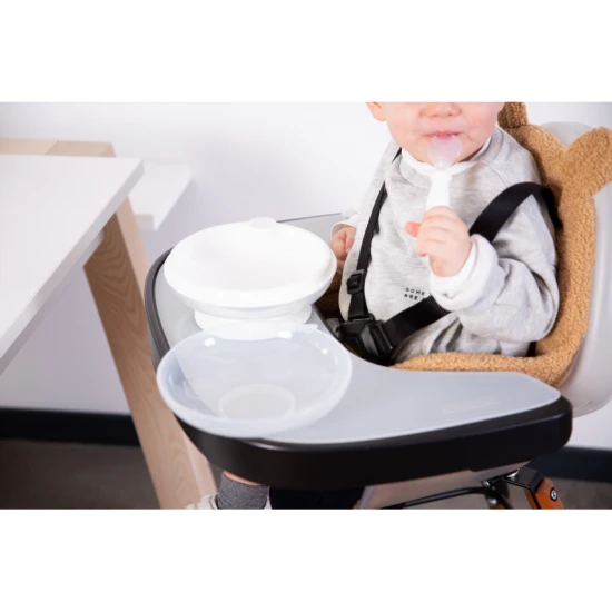 Childhome Black – ABS pult so silikónovým prestieraním k stoličke Evolu