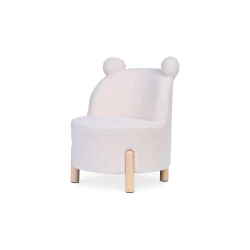 Detské kreslo Teddy Off White