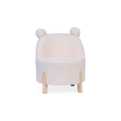 Detské kreslo Teddy Off White