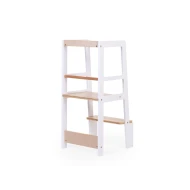 Stolička učiaca veža White Natural