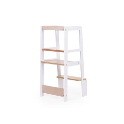 Stolička učiaca veža White Natural