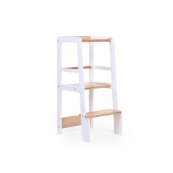 Stolička učiaca veža White Natural