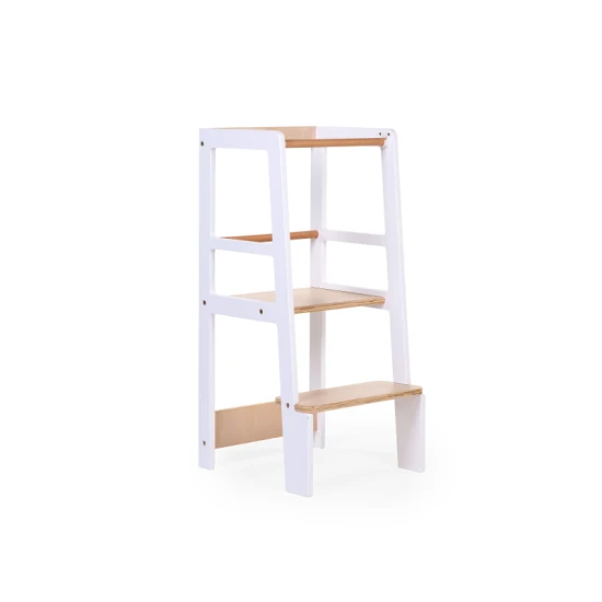 Childhome White Natural – drevená učiaca veža pre deti