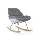Childhome White Grey – moderné hojdacie kreslo pre rodičov