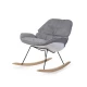 Childhome White Grey – moderné hojdacie kreslo pre rodičov