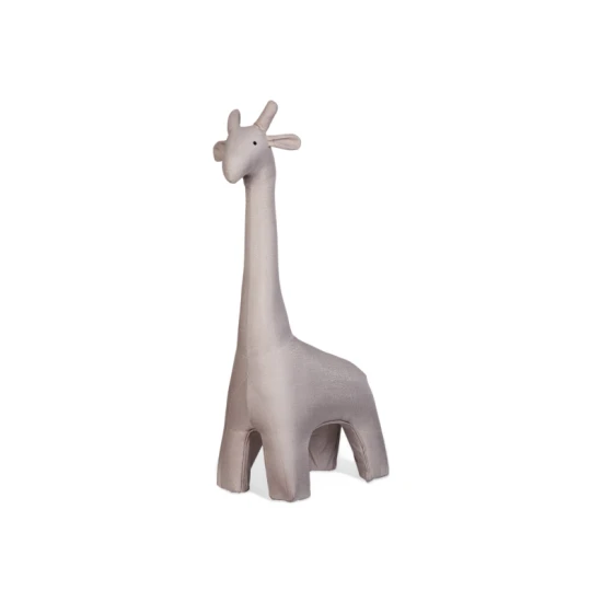Childhome Beige – dizajnová textilná žirafa 131 cm na sedenie