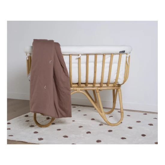 Childhome Jersey Off White – ratanový košík na bábätko s matracom