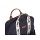 Childhome Family Club Black – prebaľovací batoh 40×30×16 cm