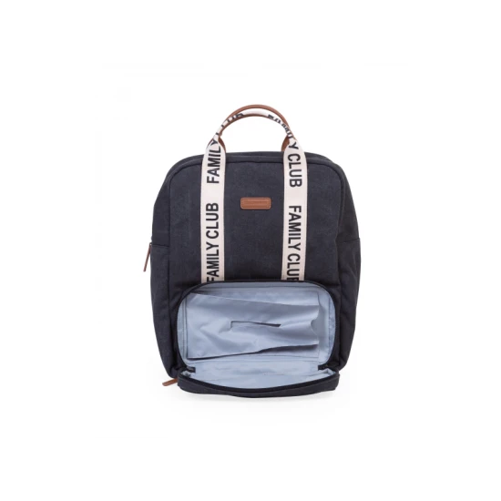 Childhome Family Club Black – prebaľovací batoh 40×30×16 cm