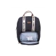 Childhome Family Club Black – prebaľovací batoh 40×30×16 cm