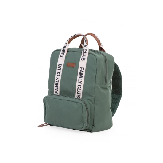 Childhome Family Club Green – prebaľovací batoh 40×30×16 cm