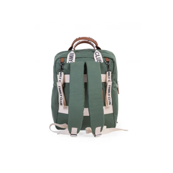 Childhome Family Club Green – prebaľovací batoh 40×30×16 cm